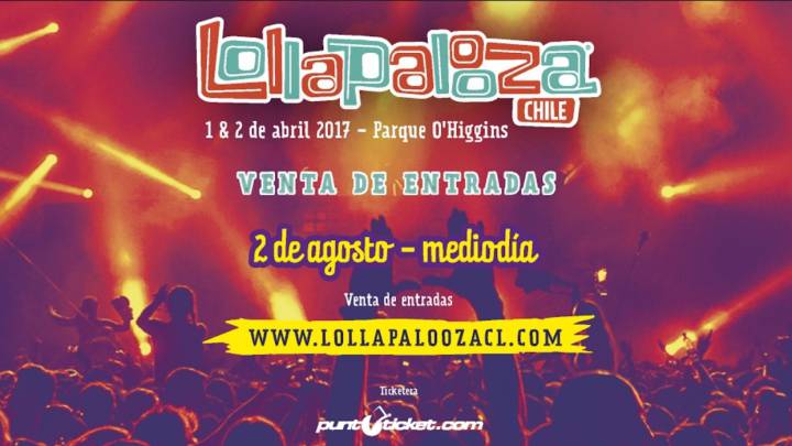 Lollapalooza Chile 2017: horarios y programación, día por día