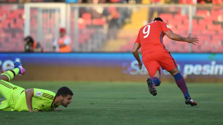 Esteban Paredes pulverizó récord de 80 años en la Roja