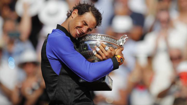 Nadal celebra la 10° en París