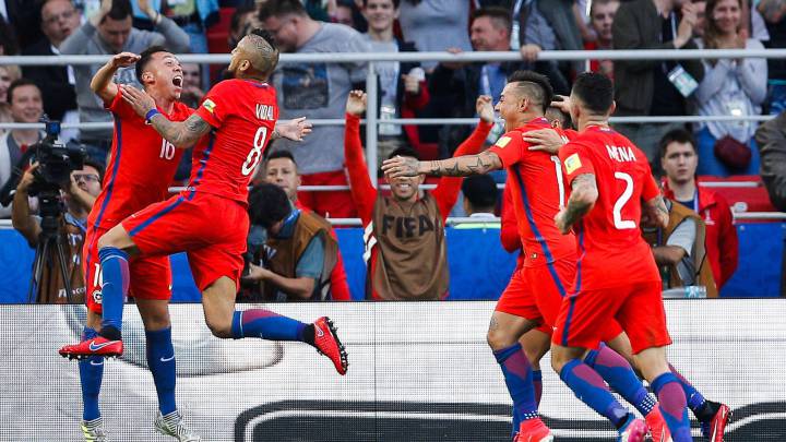 La extraordinaria marca de Chile clasificando en fases de grupos
