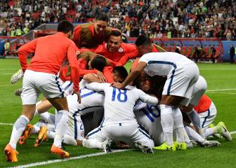 Chile protagoniza el segundo 3-0 en una definición por penales