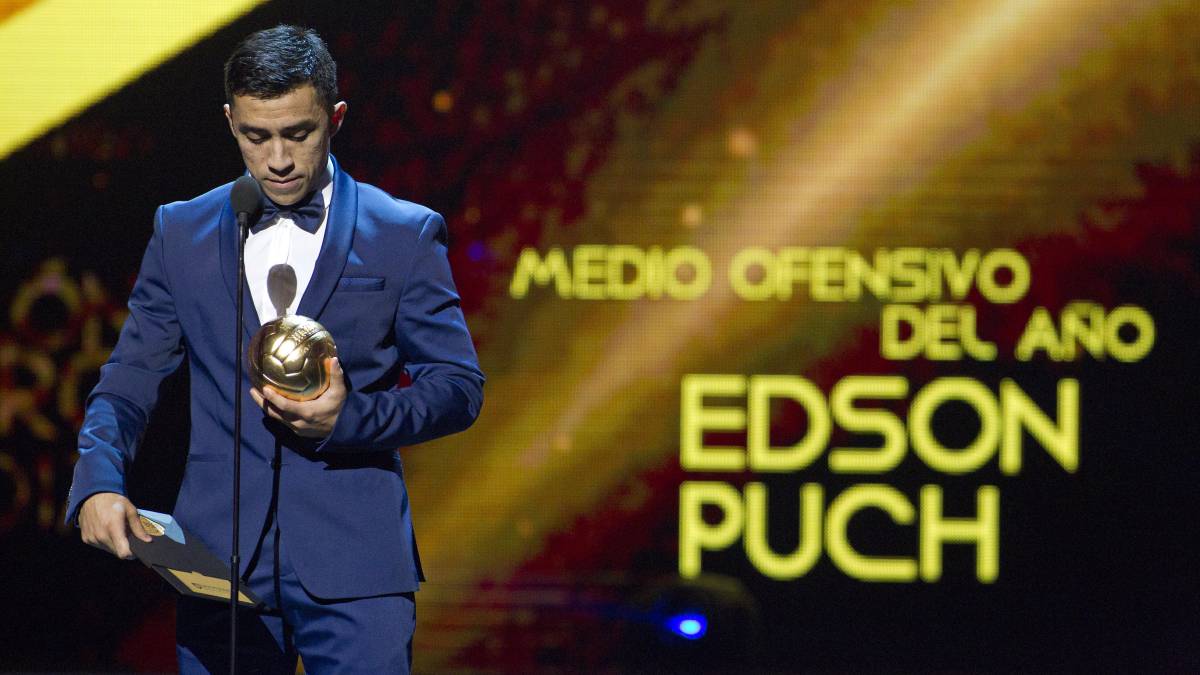 Edson Puch fue escogido mejor volante ofensivo en México