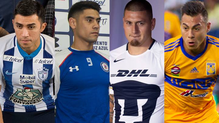 Estos son los chilenos que buscan la gloria en la Liga MX
