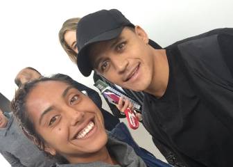 El cordial encuentro de Alexis con Daniela Seguel en Santiago