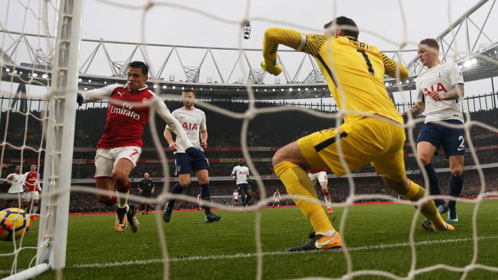 Arsenal 2-0 Tottenham: Alexis Sánchez aportó con un gol