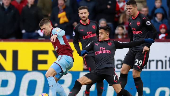 Burnley 0-1 Arsenal: Alexis anotó de penal