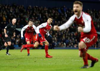 West Brom 1-1 Arsenal: Alexis anota pero no basta