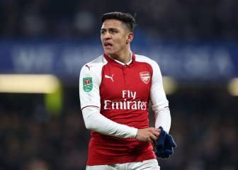 Alexis Sánchez se despide de sus compañeros del Arsenal