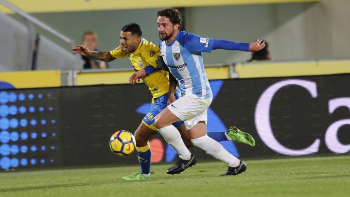Las Palmas hunde más al Málaga de Manuel Iturra en España