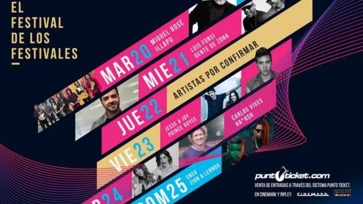 Conoce todo el cartel de artistas de la edición 59 del Festival de Viña del Mar: parrilla diaria, shows y reseña de los que subirán al escenario de la Quinta Vergara.