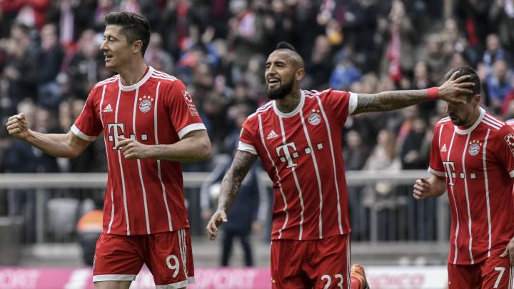 Bayern 6-0 Hamburgo: Vidal y su equipo piensan en Besiktas