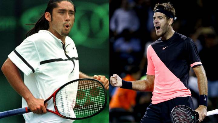 Del Potro acecha un hito que Marcelo Ríos comparte con leyendas