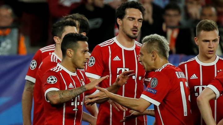 Sevilla 1-2 B. Munich: los bávaros ganan con Vidal lesionado