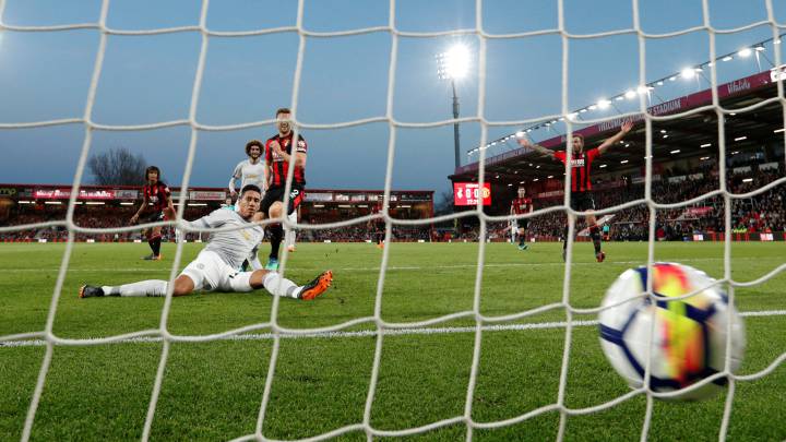Bournemouth 0-2 Manchester United: ficha, goles y resumen