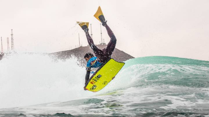 Chileno es la gran estrella del Arica Cultura Bodyboard 2018