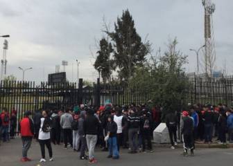 El caótico momento que se vivió en la práctica de Colo Colo
