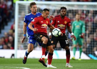 Manchester United 2-1 Leicester: Alexis debuta con triunfo