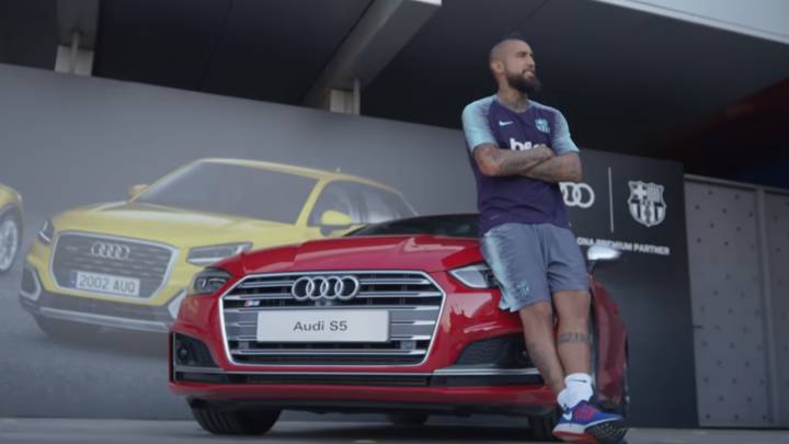 El millonario Audi que Barcelona le regaló a Arturo Vidal