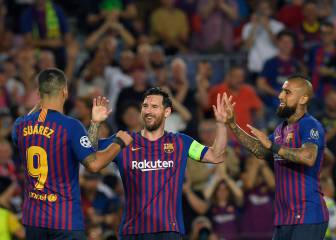 Vidal y el Barcelona festejan un nuevo show de Messi