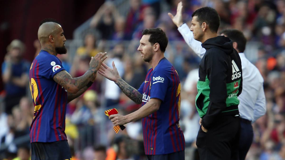 La imagen de Vidal que marcó el duelo del Barca ante Athletic