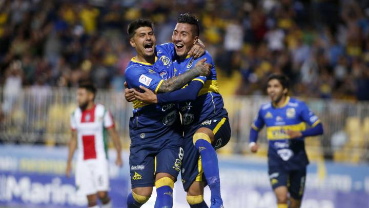 Everton goleó a Palestino que ahora se enreda con el descenso