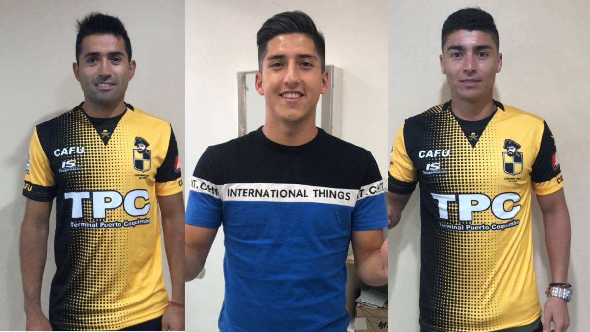 Coquimbo confirmó tres nuevos fichajes de cara al 2019