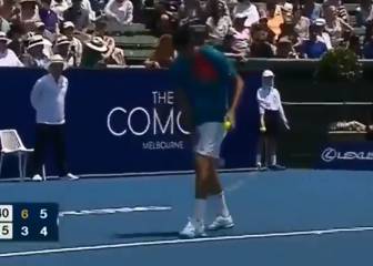 Australiano protagonizó el match point más raro de la historia