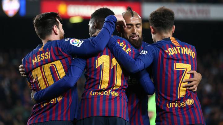 Barcelona avanza en Copa del Rey con Arturo Vidal como figura
