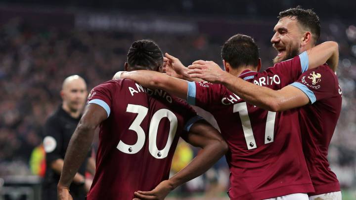West Ham de Pellegrini hace gran partido e iguala con el líder