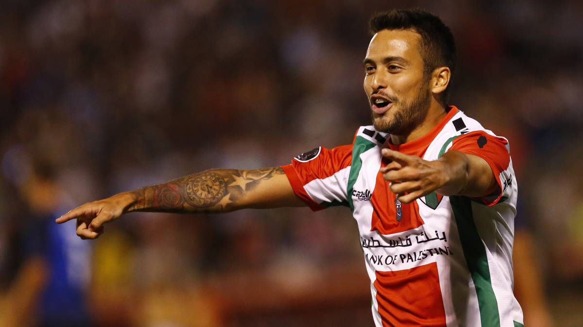 El delantero anotó el tanto de la clasifiación de Palestino a la fase de grupos de la Copa Libertadores. Comienza a tomar ritmo después de más de un año sin jugar.