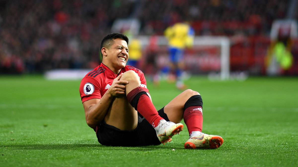 La sospecha de Solskjaer sobre la gravedad de la lesión de Alexis