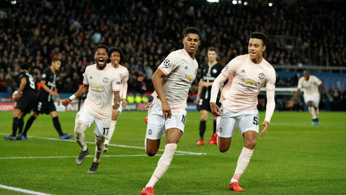 PSG 1 - M. United 3: Rashford lideró el milagro en Champions