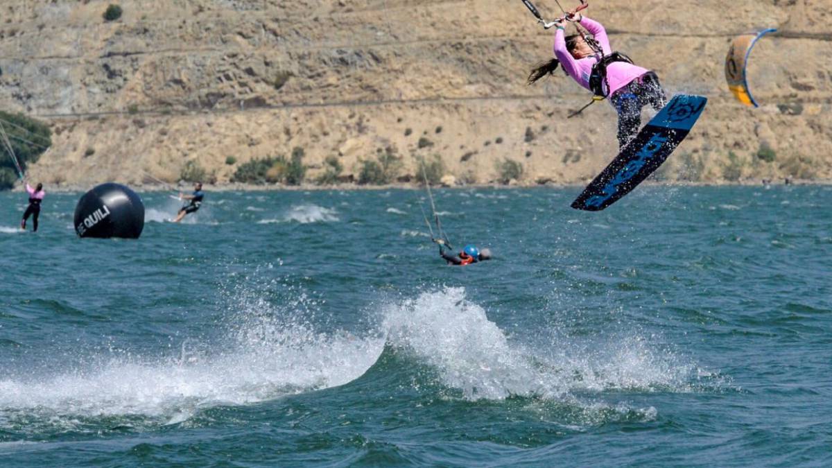 Así será la tercera versión del Kite Girl Day en Puclaro