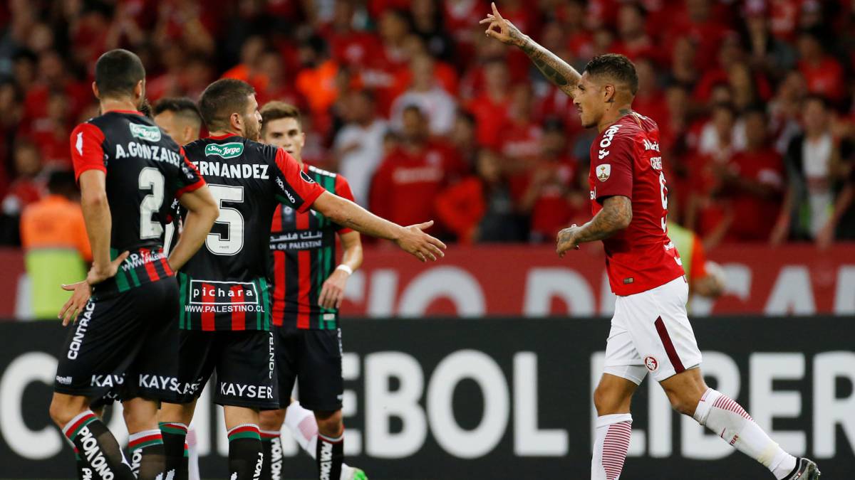 Los goles del vibrante partido entre Internacional y Palestino