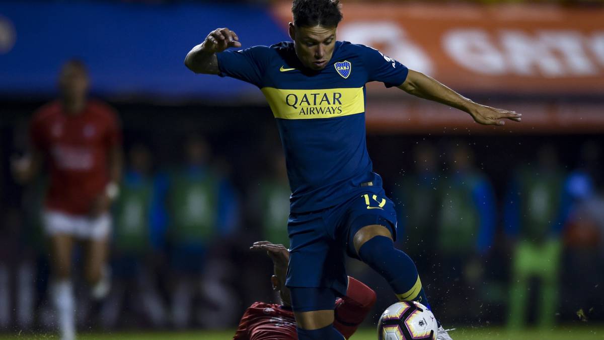 El delantero xeneize liquidó el duelo ante Jorge Wilstermann con una definición notable