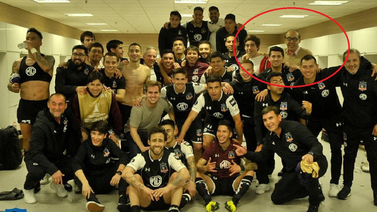 Alfredo Stöhwing acompañó al plantel de Colo Colo en el viaje a Brasil