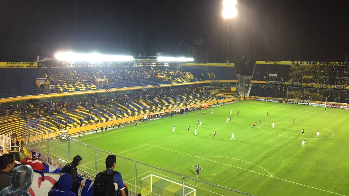 Estadio Gigantes de Arroyito en el encuentro entre Rosario Central y U. Católica por Copa Libertadores 2019.