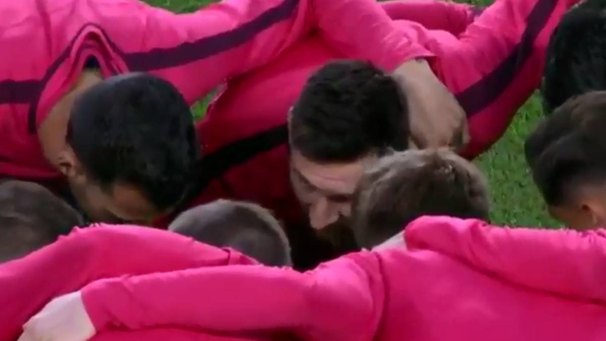 La enérgica arenga de Messi a sus compañeros que se hizo viral