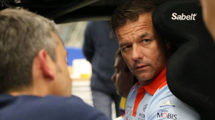 Sebastien Loeb se encontró de frente con un camión forestal mientras realizaba el reconocimiento de la fecha que se correrá en Concepción.