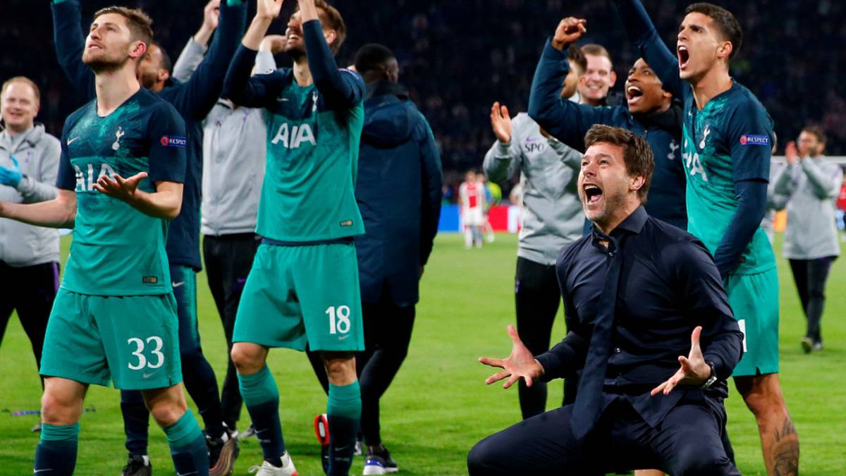 Emoción y euforia: el festejo de Pochettino tras la hazaña