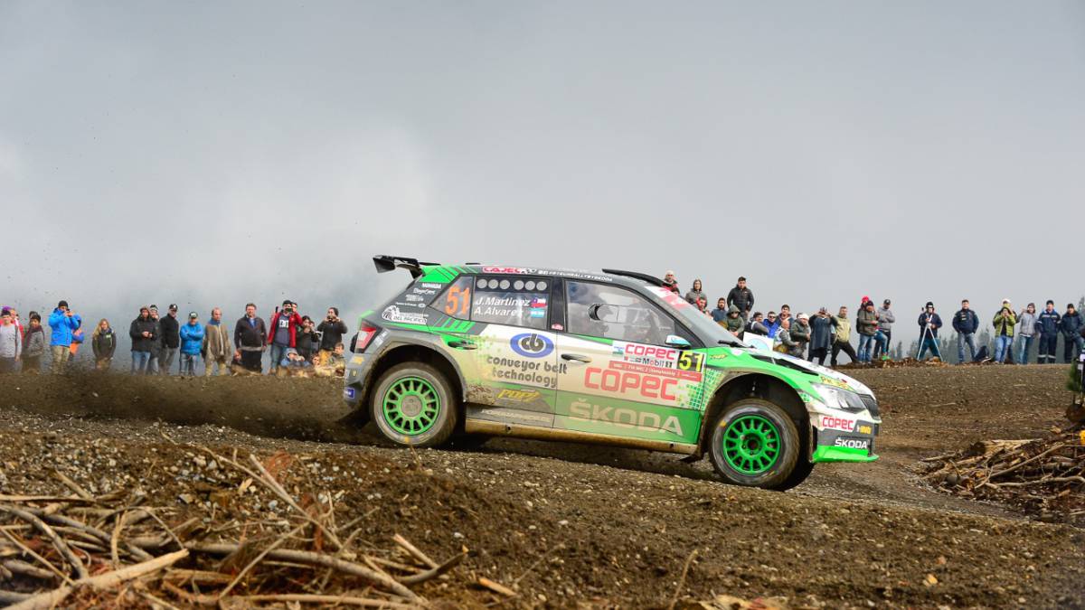 El piloto penquista y ocho veces campeón chileno fue el más rápido de la categoría WRC2, superando incluso a los pilotos del WRC2 Pro Rovanpera y Otsberg.