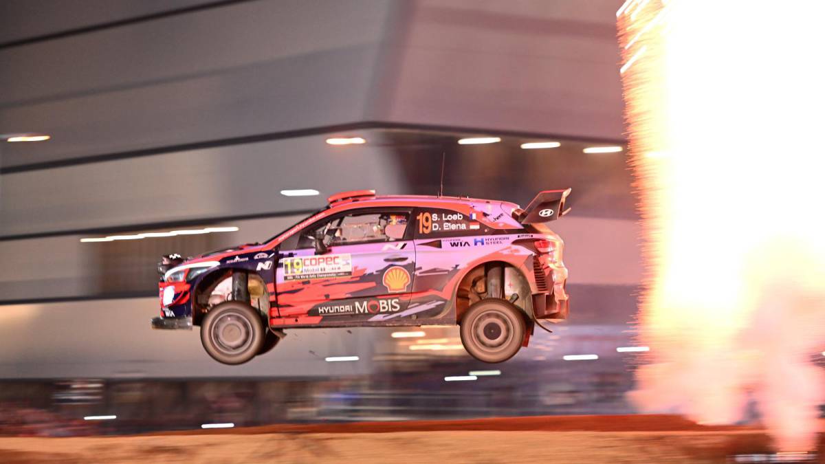 El múltiple campeón mundial francés marcó el mejor tiempo de la especial en el Parque Bicentenario.Tannak ldera la general y Alberto Heller la WRC2.