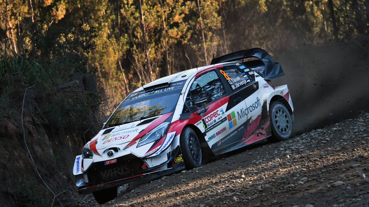 El estonio de Toyota mantuvo el liderato sobre los dos campeones históricos del WRC en Concepción, con 30,3 segundos sobre el de Citroen, y 35,4 sobre el de Hyundai.