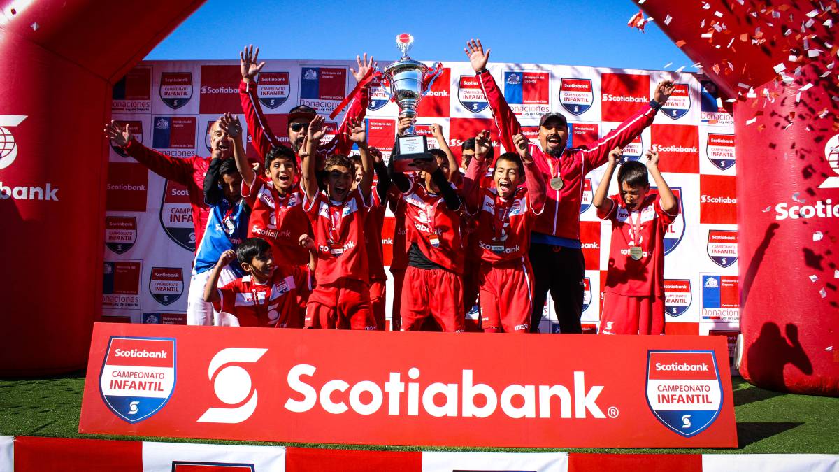 Los ganadores del Campeonato Nacional Infantil Scotiabank en Concepción