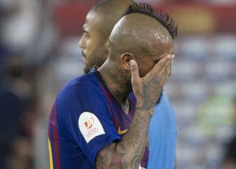 El carácter de Vidal no fue la respuesta para el Barcelona