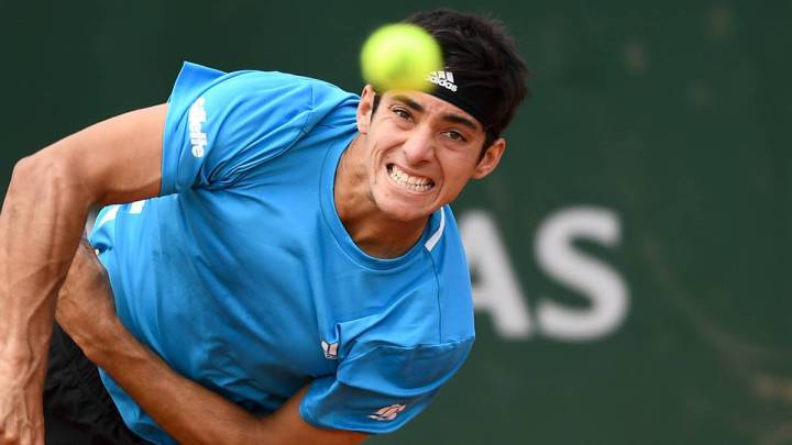 Cristian Garin tuvo un debut triunfal ante Caruso en Holanda