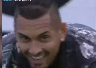 Otra de Kyrgios: dos particulares golpes para llevarse el punto