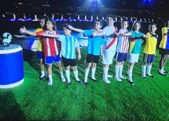 La extraña camiseta chilena en la inauguración de la Copa América