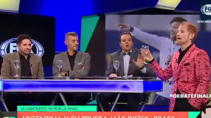 En el programa Debate Final de Fox Sports, entre el análisis del Brasil-Argentina, uno de los panelistas hizo una curiosa reflexión sobre la semifinal.