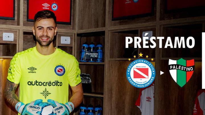 El argentino Federico Lanzillotta, arquero de Argentinos Juniors, llega cedido hasta fin de año para competir con Fabián Cerda en el arco árabe.